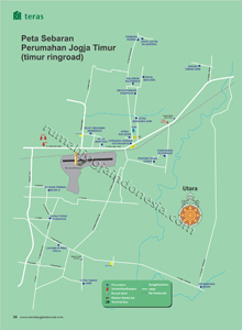 Peta Sebaran Perumahan Jogja Timur