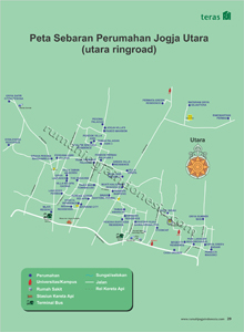 Peta Sebaran Perumahan Jogja Utara