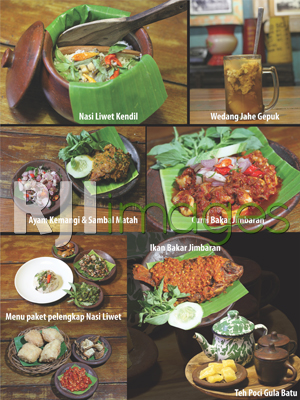 Aneka menu Kayu Apung Resto Solo