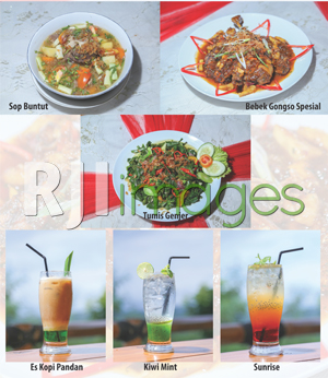 Aneka menu hidangan Rajaklana Resto