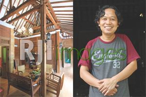 Aplikasi Joglo sebagai ruang tengah sebuah rumah dan Suwantara (Pimpinan)