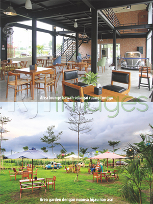 Area lounge dan area garden