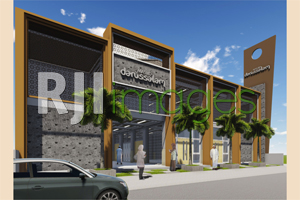 Bukaan berupa roster pada dinding masjid