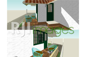 Desain Teras Samping