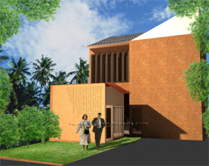 Rumah Berbahan Material Lokal