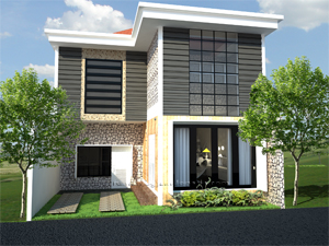 Rumah Berbahan Material Lokal