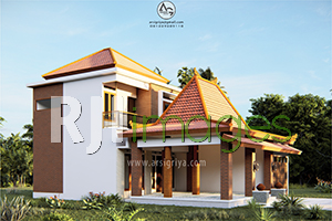 Inspirasi Hunian Masa Kini Bernuansa Joglo Modern