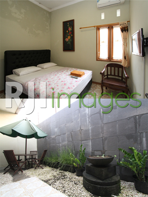 Kamar tidur dan parasol