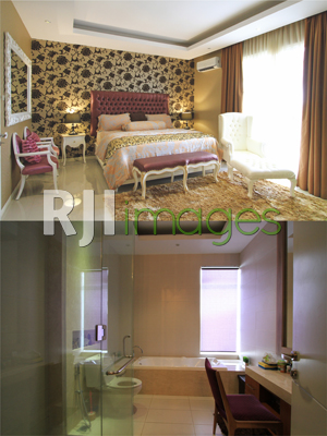 Kamar tidur utama dan kamar mandi sebagai sumber inspirasi Sari Purnawati