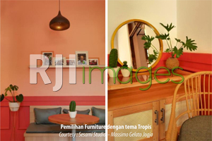 Pemilihan Furniture dengan tema Tropis