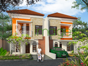 Perspektif Ndalem Ageng Banguntapan tipe 90