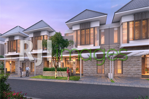 Perspektif kawasan rumah tipe 120, Arya Green Maguwoharjoq