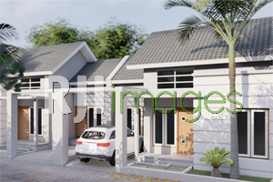 Perspektif kawasan rumah tipe 50, Arthaka Residence Karanganom Klaten