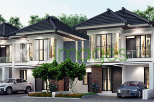 Perspektif kawasan rumah tipe 90, Tjokro Boulevard