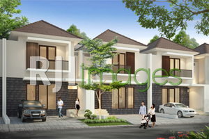 Perspektif rumah tipe 105 (Anastasia) Permata Park View