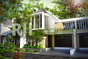 Perspektif rumah tipe 145, Astha Gading Living