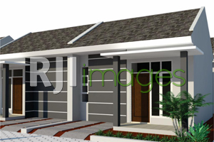Perspektif rumah tipe 30 Cluster Triwidadi