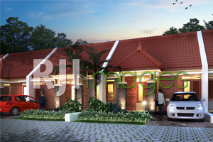 Perspektif rumah tipe 50, Ambara Citra