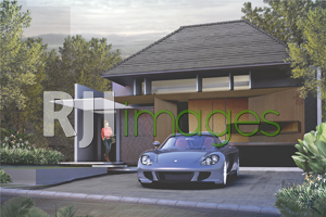 Perspektif rumah tipe 50, Pondok Permai Palagan 4