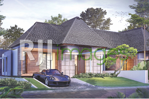 Perspektif tipe 60 (hook), Pondok Permai Taman Tirta 2, Cluster 3