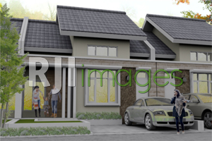 Perspektif unit rumah tipe 54, Pesona Nogotirto