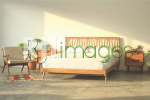 Retro Bedframe Queen Size