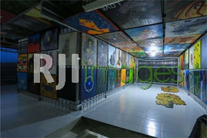 Studio & galeri lukisan lantai atas