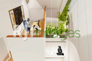 Suasana Ruang Kerja yang terbuka namun tetap privat dan nyaman