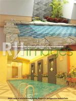 Kolam renang selasar rumah & Kolam renang center of view