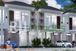 Perspektif kawasan rumah tipe 60 Heritage Premium
