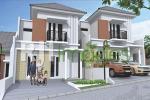 Perspektif rumah tipe 65 (2 lantai) Grand Jasmine