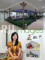 Taman di Tengah Bangunan dan Isabela Riyanti Operational manager Hotel Besar Pur