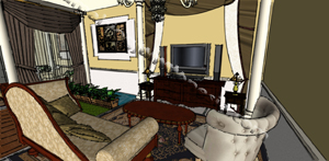 Ruang Keluarga Yang Sejuk