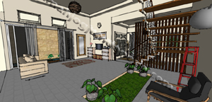 Ruang Keluarga Yang Sejuk